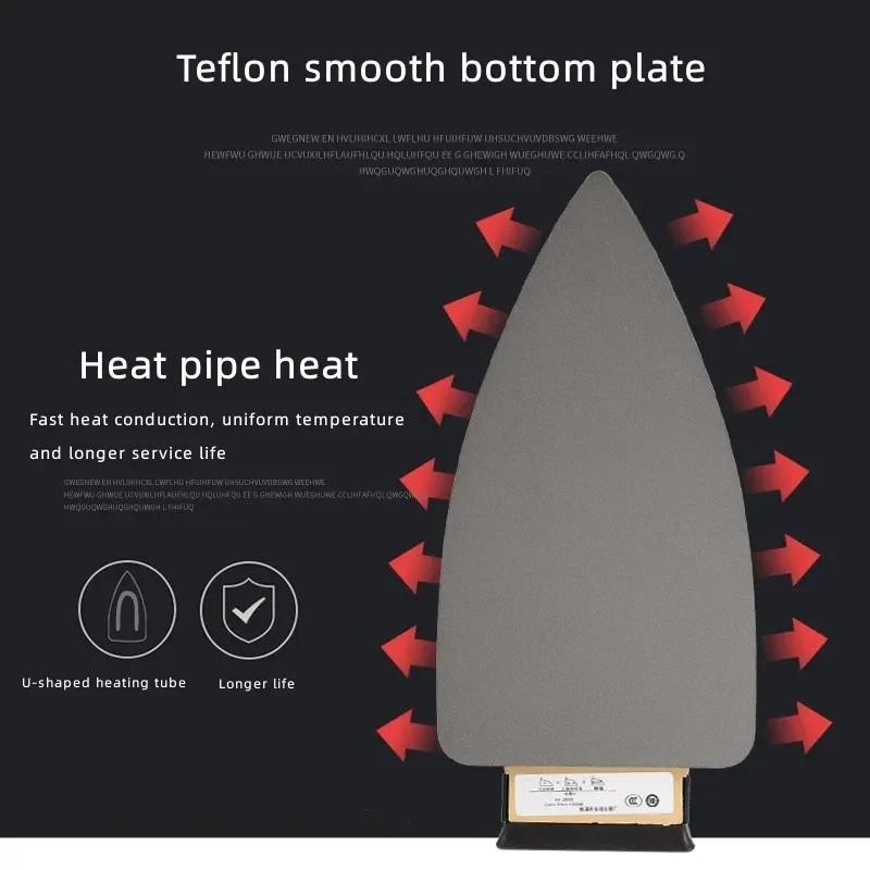 Portable 1000 watts Dry Iron with Non Stick Coating and Easy Grip Handle