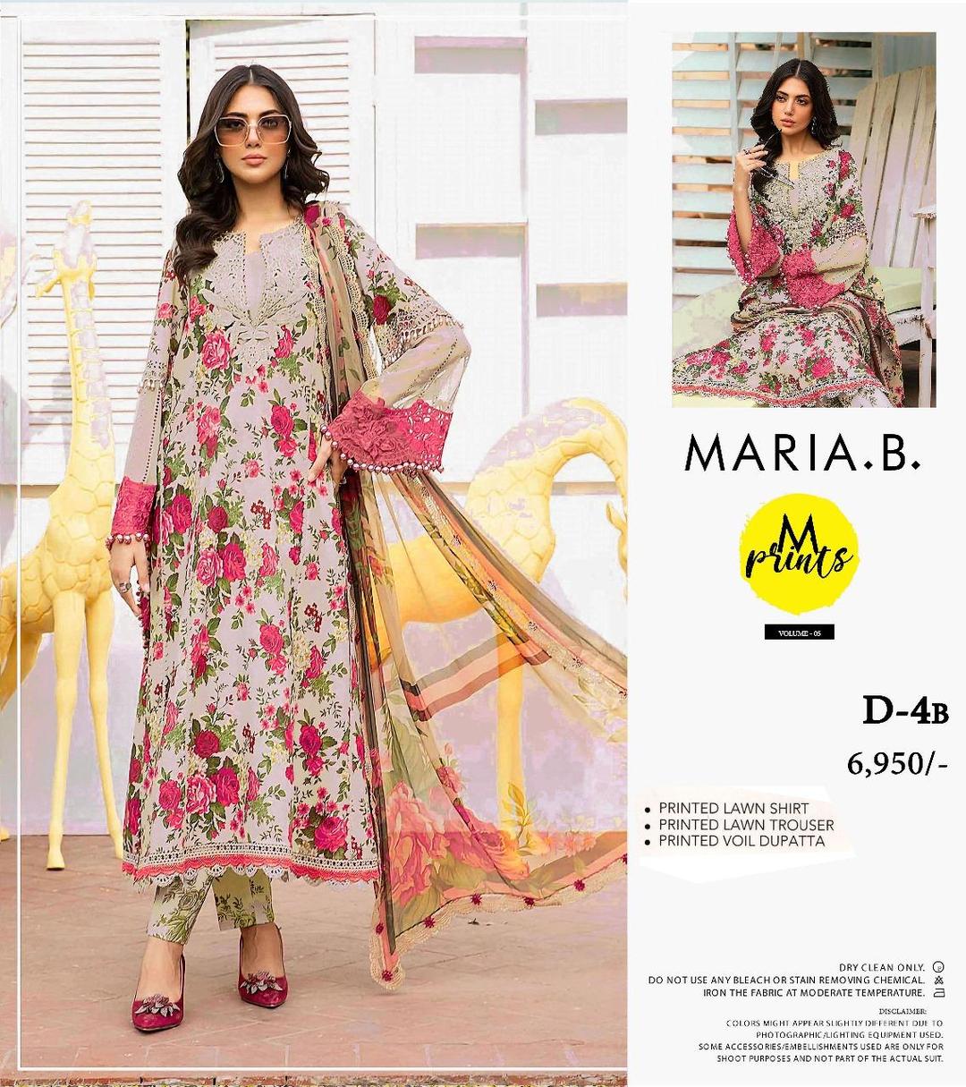 3 Pcs Women's Unstitched Printed Suit