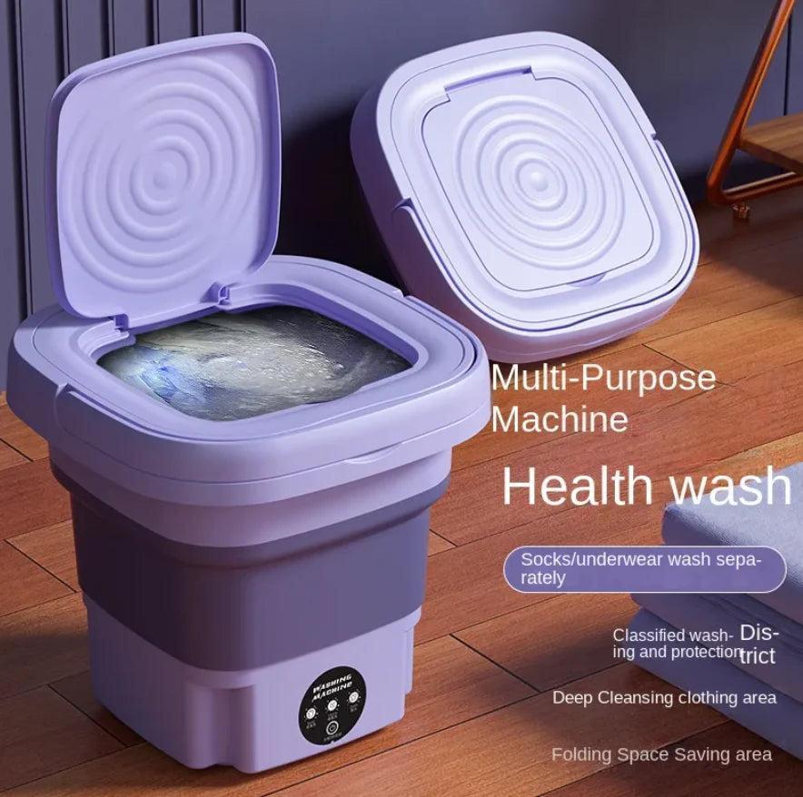 Portable Mini Washing Machine 1 Pc Foldable 30W Cleaning Solution