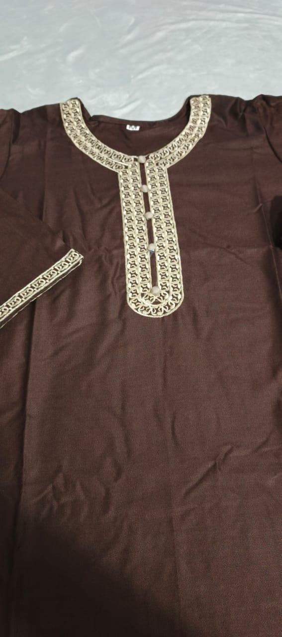 2 Pcs Stylish dhanak Embroidered Women's Stitched Shirt and Trouser Set