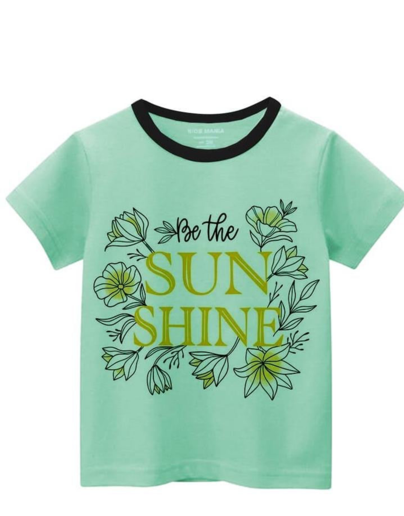 Kids Mania Girls Soft Cotton Knitted T-Shirt Sun Shine