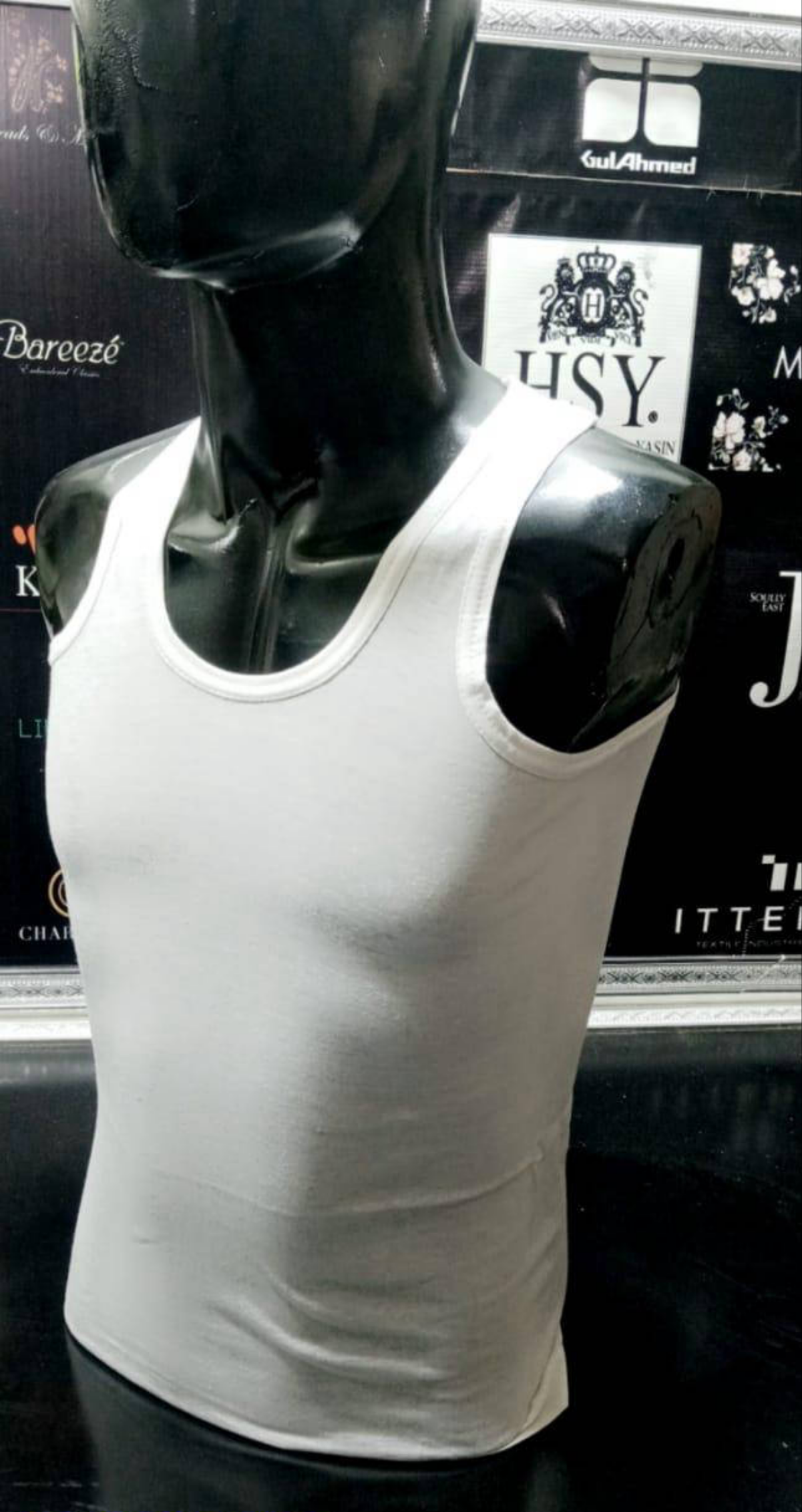 Men's Cotton Vest, pack of 3