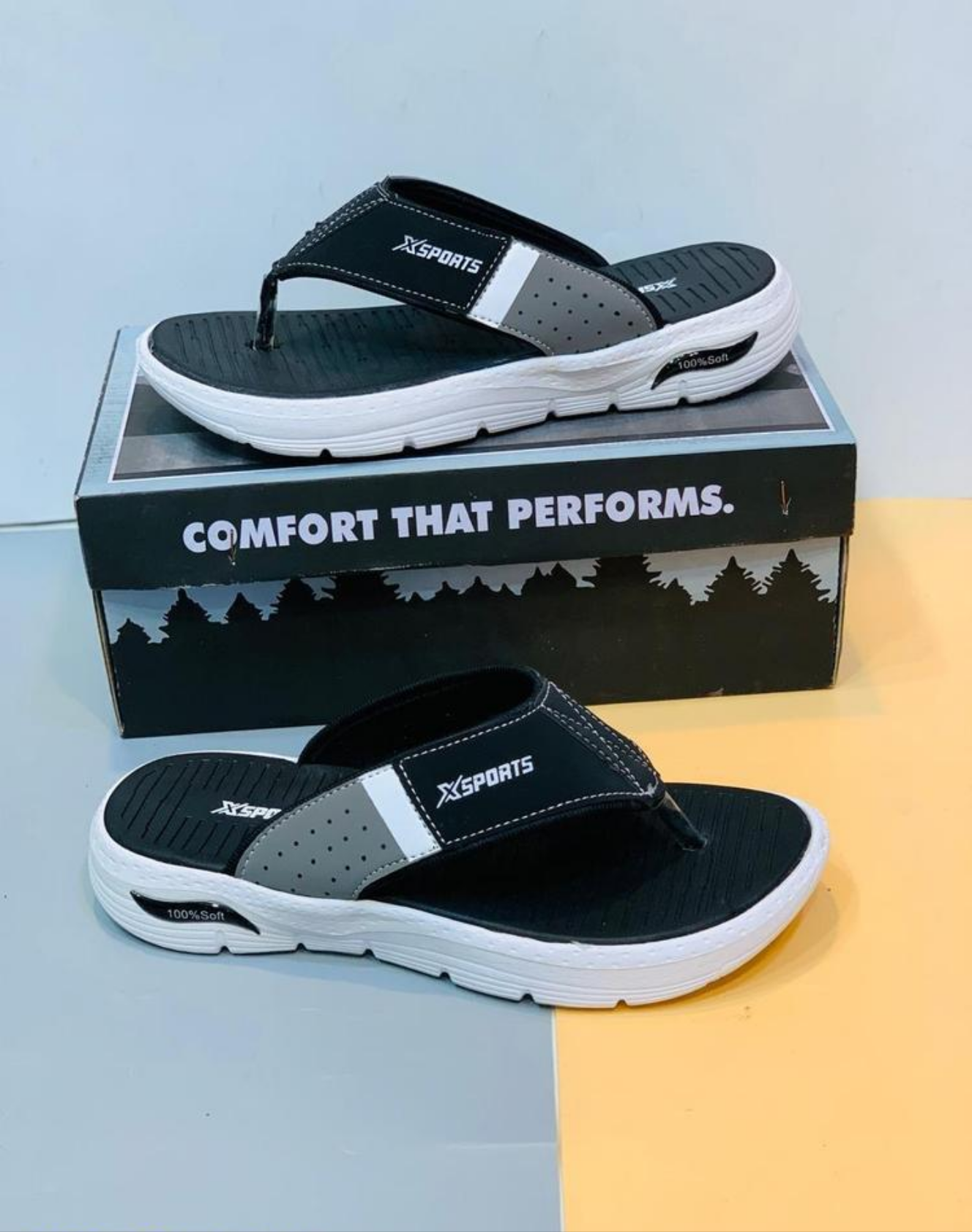 Men's Rubber Casual Flip Flops