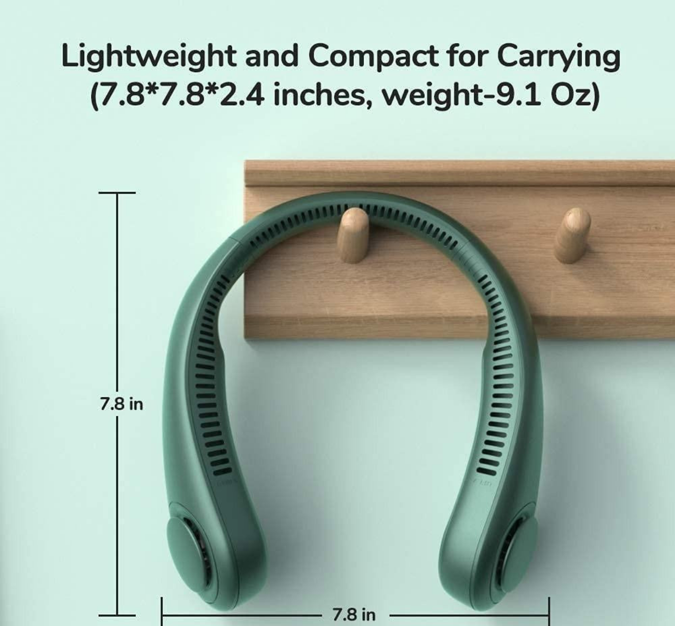 Rechargeable Summer Neck Fan