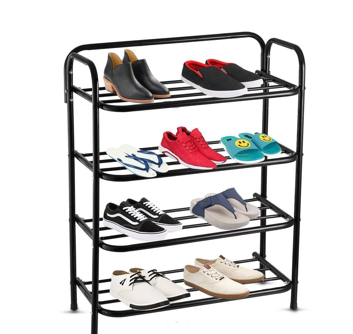 4-Layer Shoe Rack Stand – Sturdy, Space-Saving & Easy to Assemble Organizer