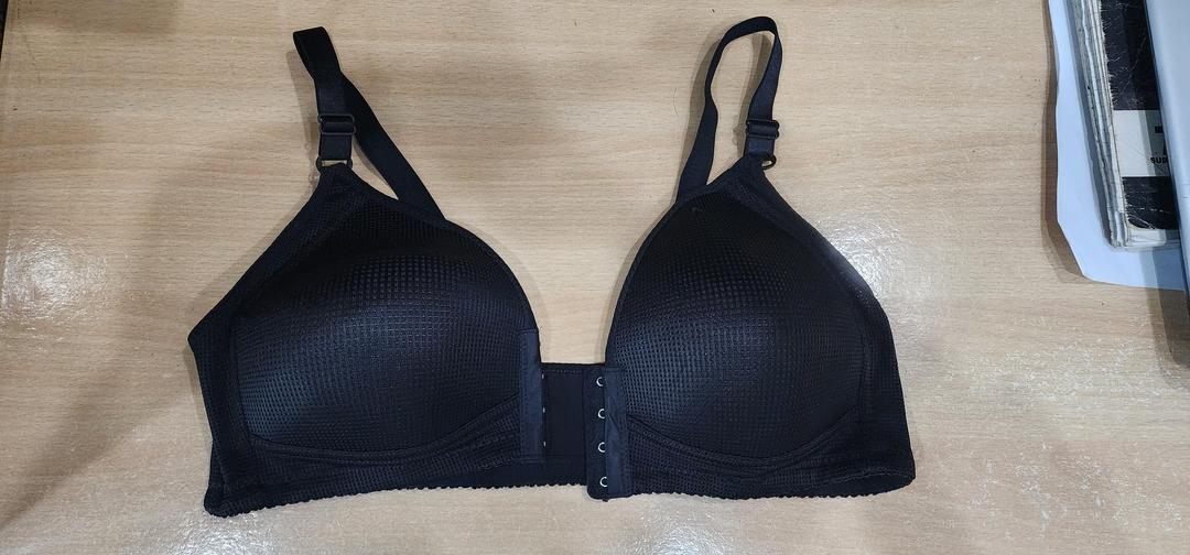 Cotton Sequins Padded Full Cup Bra