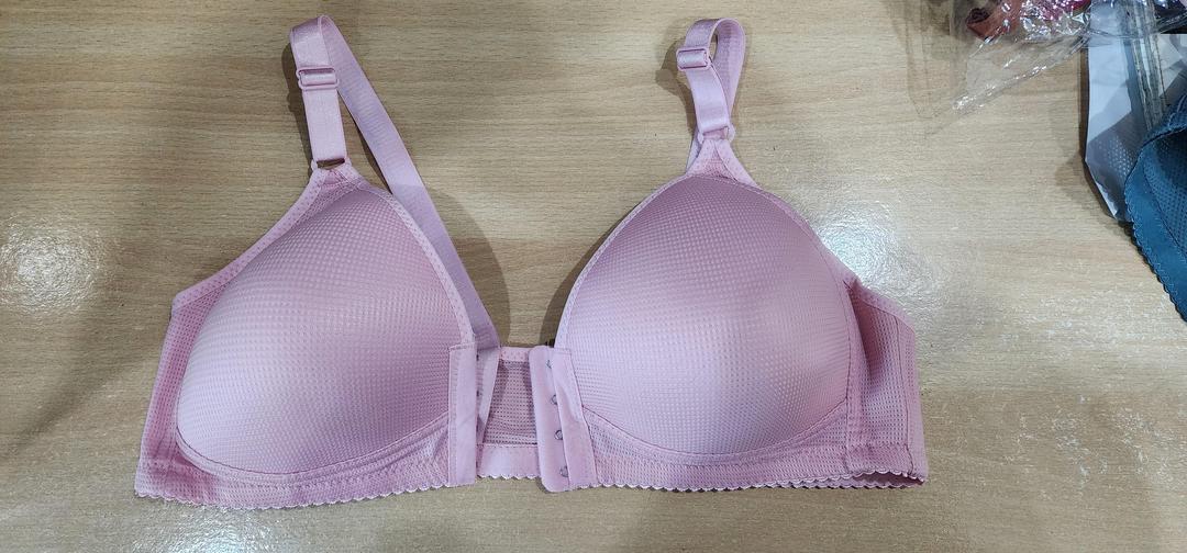 Cotton Sequins Padded Full Cup Bra