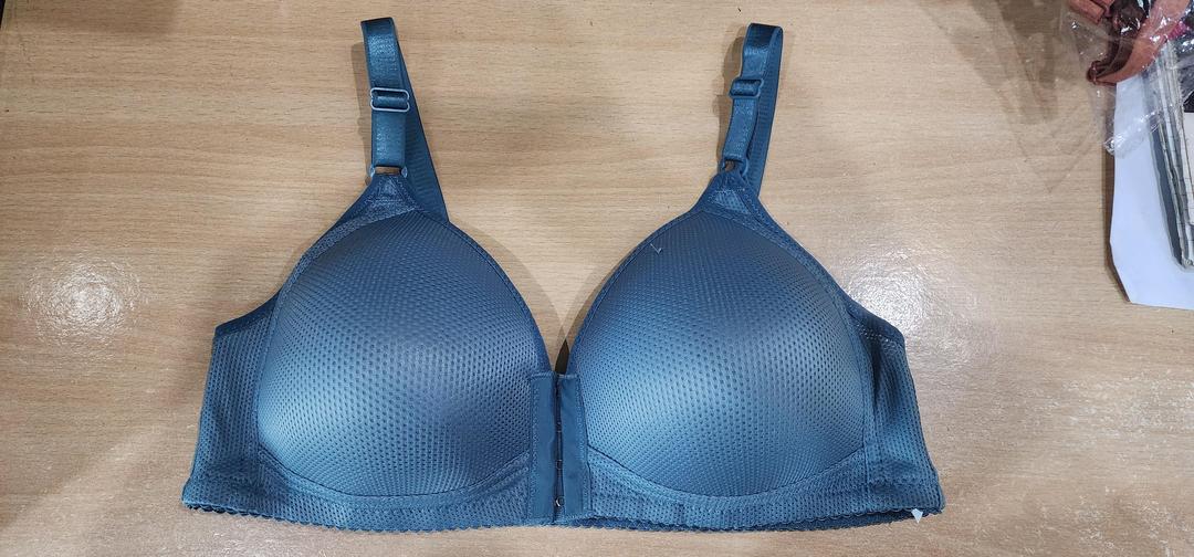 Cotton Sequins Padded Full Cup Bra