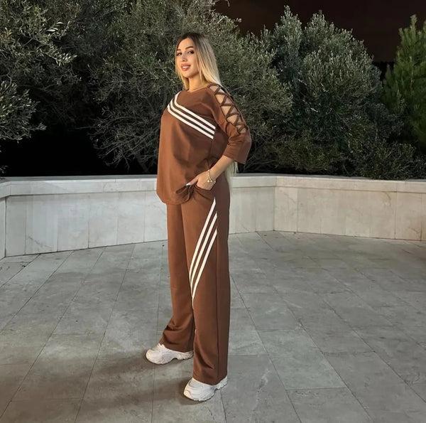 Cotton Jersey Men's Casual Set - 2 Pcs (Shirt & Trouser), Plain Pattern