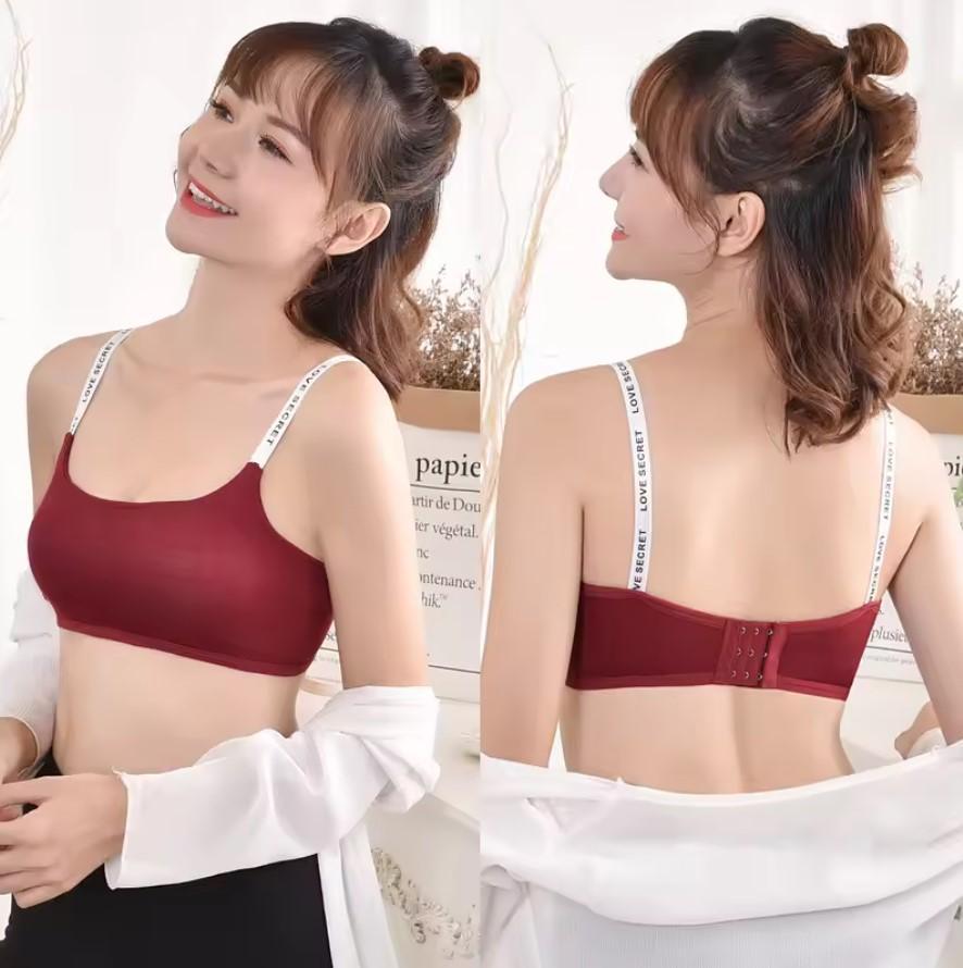 Jersey Plain Comfortable And Lightweight Sports Bra