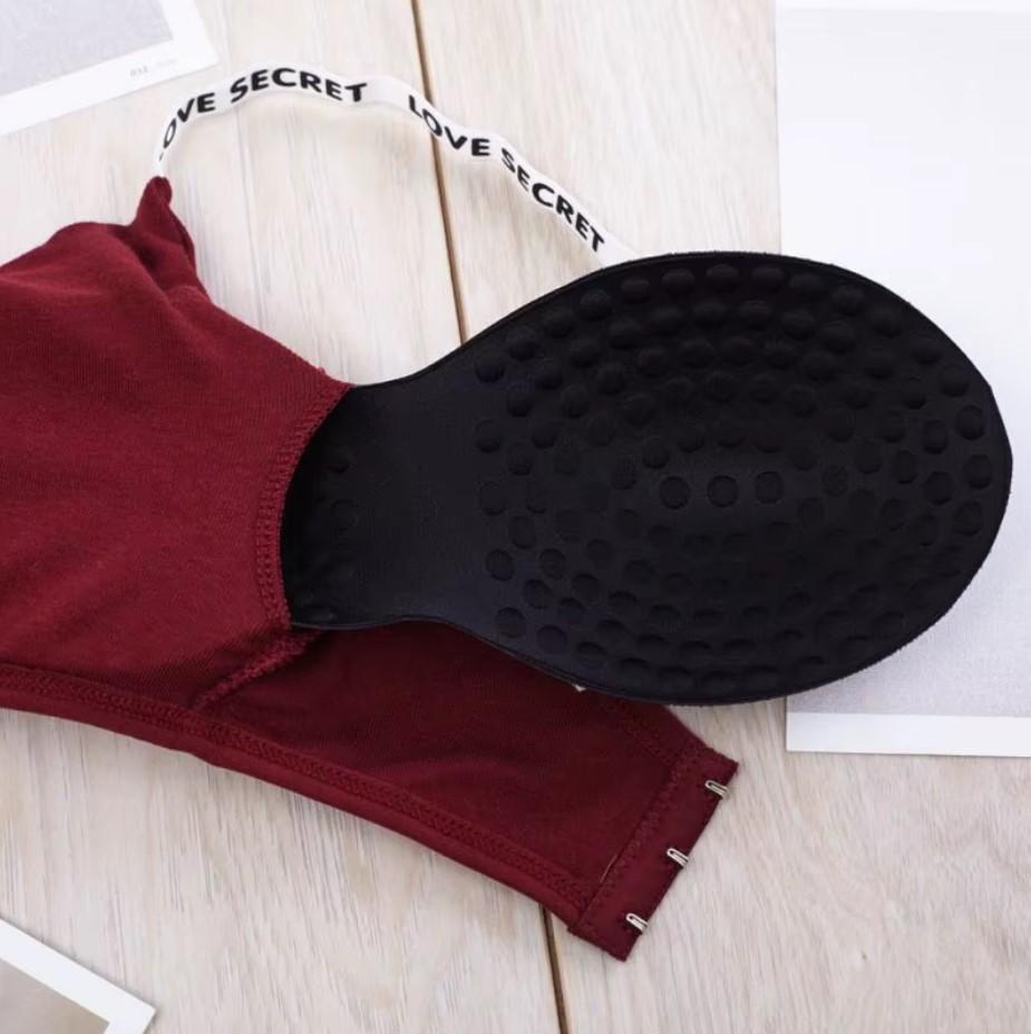 Jersey Plain Comfortable And Lightweight Sports Bra