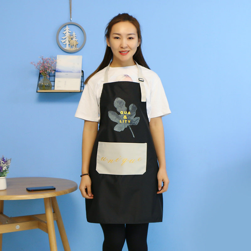 Household Kitchen Waterproof And Oil Proof Apron