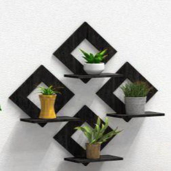 Black mdf wood sleves 4pcs stylish