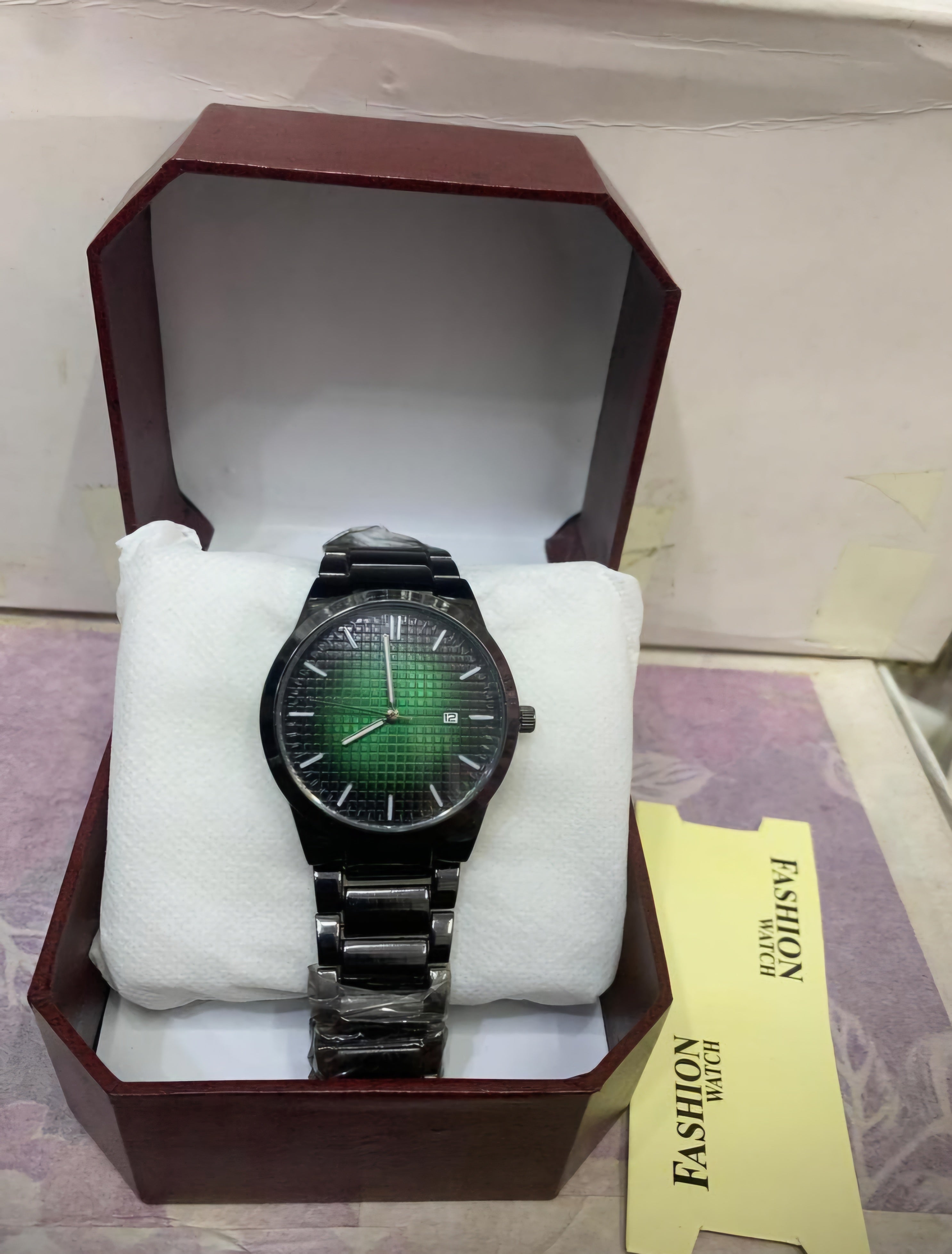 1 Pc Men's Fashion Steel Watch
