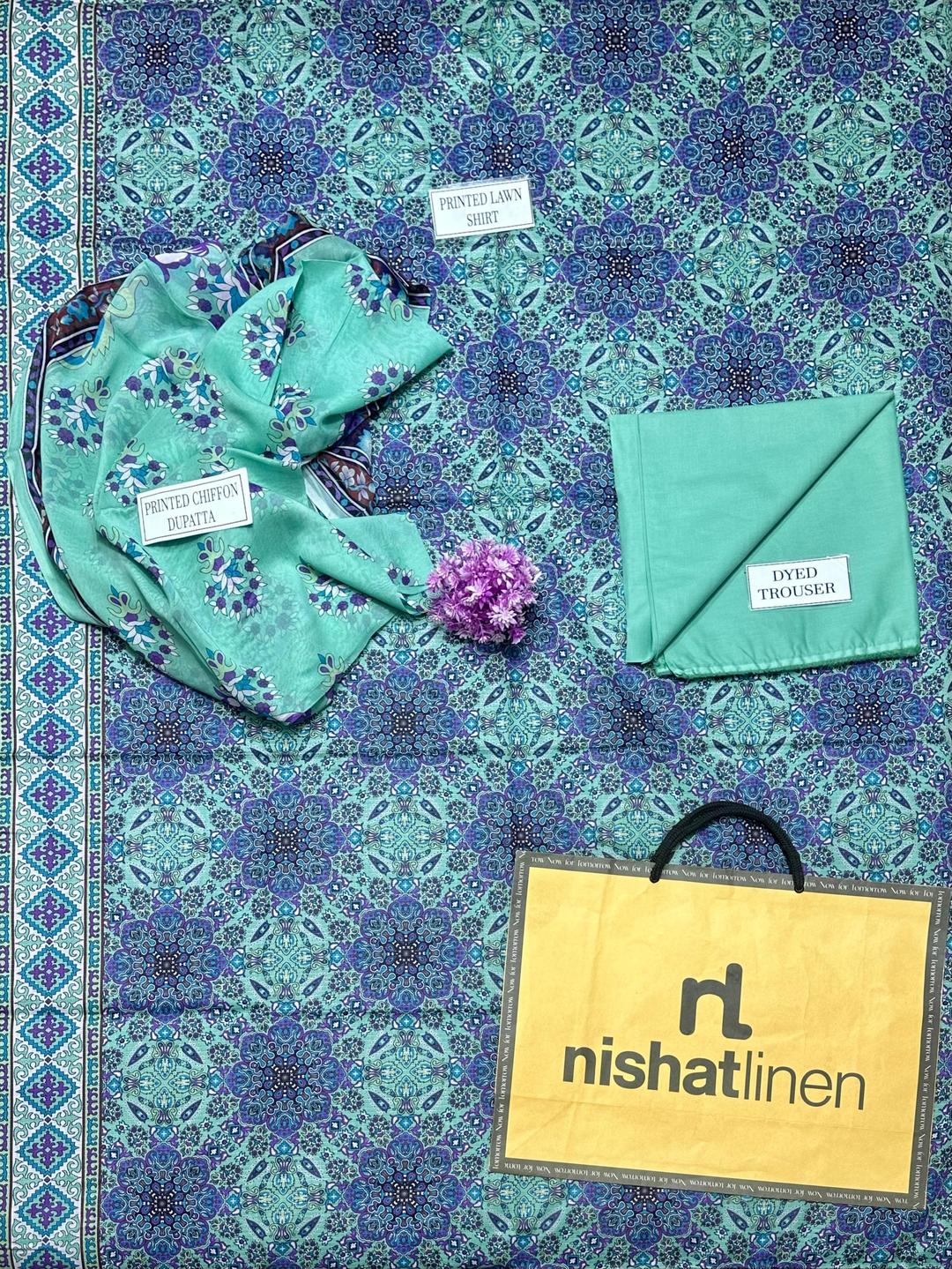 3 Pc Women's Unstitched Printed Suit