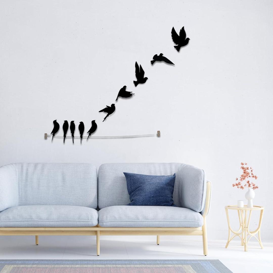 Bird's design wall art